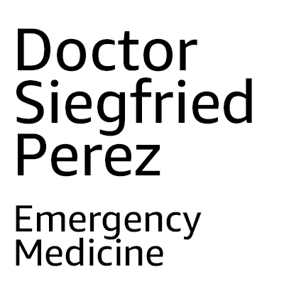 Dr Siegfried Perez - Emergency Physician